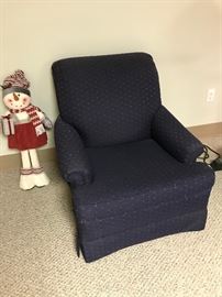 BLUE POLKA-DOT CHAIR