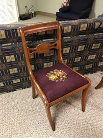 ANTIQUE NEEDLEPOINT CHAIR
