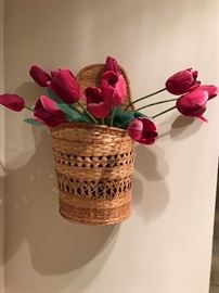 BASKET WITH FLOWERS
