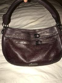 AUTHENTIC BURBERRY LEATHER SHOULDER BAG