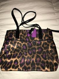 COACH ANIMAL PRINT TOTE