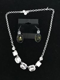 GIVENCHY NECKLACE AND EARRINGS 