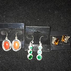 STERLING SILVER EARRINGS 