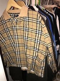 MENS BURBERRY GOLF SHIRT
