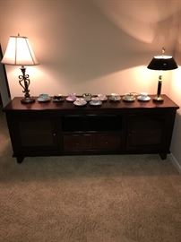 LONG WOODEN MEDIA / TV CABINET 