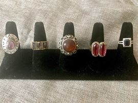 STERLING SILVER RINGS