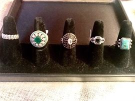 STERLING SILVER RINGS