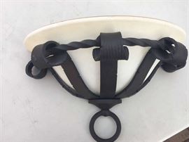5 - Wrought iron light fixtures                                    We would like to sell all lights before the sale. Please contact Mickey if interested 760-519-1665  