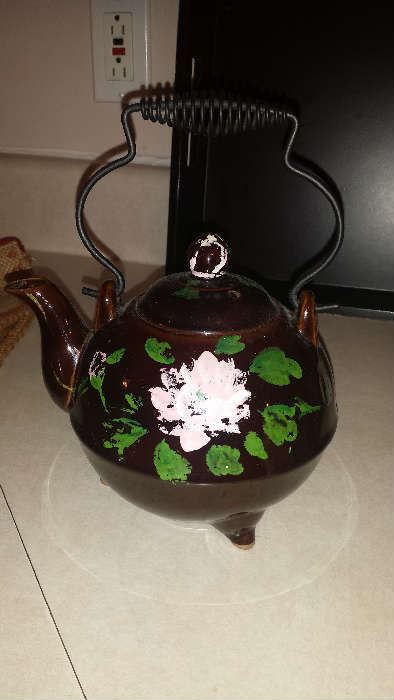Tea Pot Hand Painted 