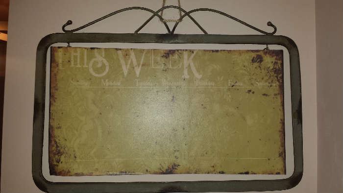 Vintage Weekly Planner 