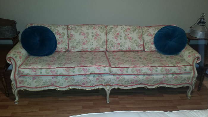 Vintage French Provincial  Sofa, Mint Condition 