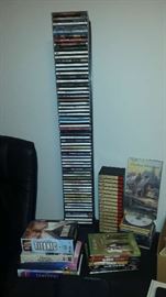 CD's, VHS, & DVD 