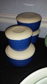 Ceramic Bowls w/ lids 