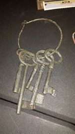 Antique Jail keys 