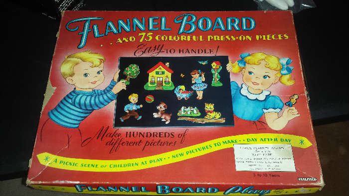 Vintage Flannel Board Game 