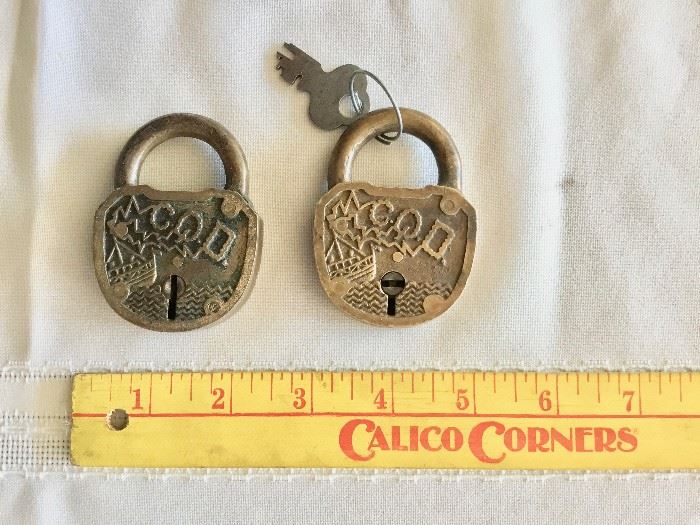 pair CQD locks one with key…  Lock with out key $45… Lock with key $65 or best