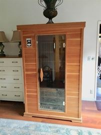 Infrared cedar two-person sauna Cosco cost $1300...asking $550 or best offer