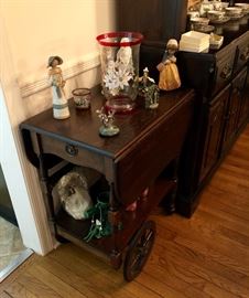 Antique tea cart