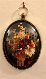1 of 3 Preserved flowers under glass