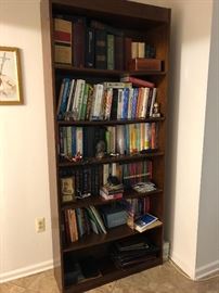 Books, Bibles, Dictionaries and a very old wood crate that encyclopedias were shipped in not shown