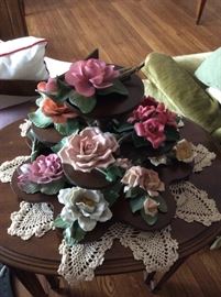 Porcelain flowers no water needed