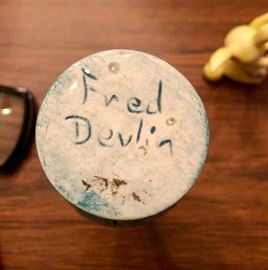 Lots of vintage unique pottery by various artists