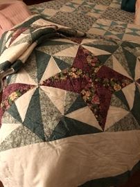 Quilt with matching shams