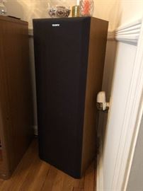 1 of 2 Sony speakers comes with entertainment console