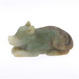 Carved Jade Pig