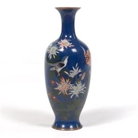 Chinese Cloissone Vase 