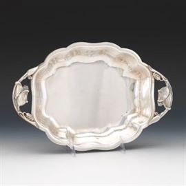Durham Sterling Silver Serving Bowl, ca. Middle 20th Century 