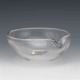 Elsa Peretti for Tiffany Glass Dish