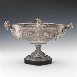 French Silver Plated Jardiniere Centerpiece