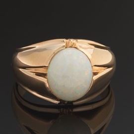 Gold and Opal Ring 