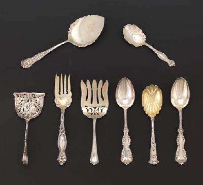 Group of Sterling Silver Serving Items