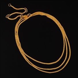 High Karat Gold Necklace 