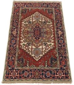 Indo Persian Heriz Serapi Carpet 
