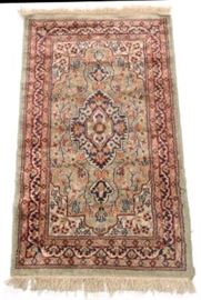 Indo Persian Tabriz Mercerized Silky Cotton Carpet 