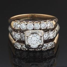 Ladies Diamond Engagement Set 