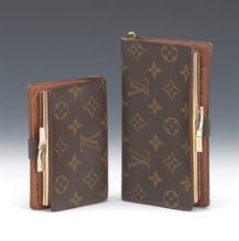 Pair of Louis Vuitton Wallets 