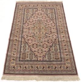 Romanian Persian Tabriz Ivory Carpet