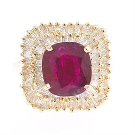 Ruby and Diamond Ring 
