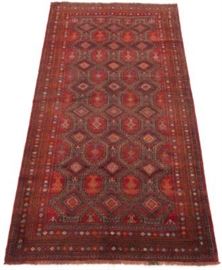 SemiAntique Persian Tourkaman Carpet 