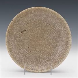 Song Dynasty Ge Kiln Crackled Glaze Dish