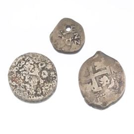 Three Antique Silver Coins