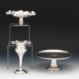 Three Sterling Silver Table Items