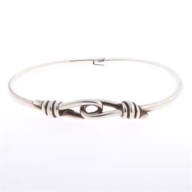 Tiffany  Co. Paloma Picasso Sterling Silver and Gold Bracelet 