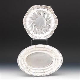 Two German 800 Silver Related Dishes, ca. 20th Century