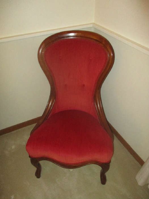 Carl forslund Victorian red chair
