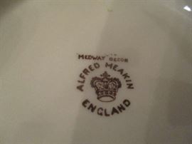 Alfred meakin trademark on bottom of dishes